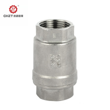 Vertical check valve one way valve